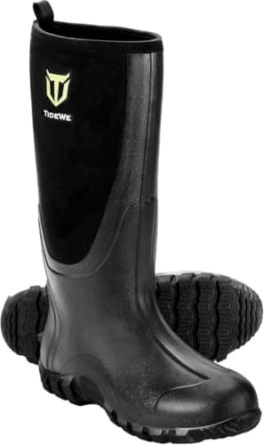 TIDEWE 6mm Neoprene Rubber Boot with Steel Shank