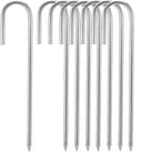 Anothera 12-Inch Galvanized Rebar Stakes (8-Pack)