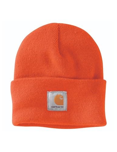 Carhartt Knit Cuffed Beanie (Brite Orange)