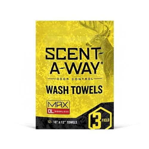 Hunters Specialties Scent-A-Way MAX Odorless Wash Towels (12-Pack)