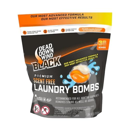 Dead Down Wind BLACK Premium Unscented Pods (36 Ct)