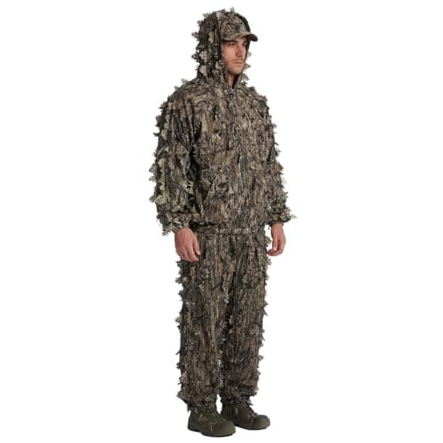 LOOGU 3D Leafy Camo Hunting Suit