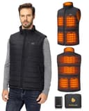 Sevdiea Men's Heated Vest (16,000mAh, 9 Zones)