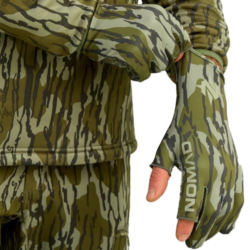 Nomad Camo Fingerless Hunting Glove