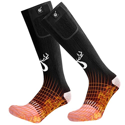 SNOW DEER Rechargeable Heated Socks (7.4V, 2200mAh)