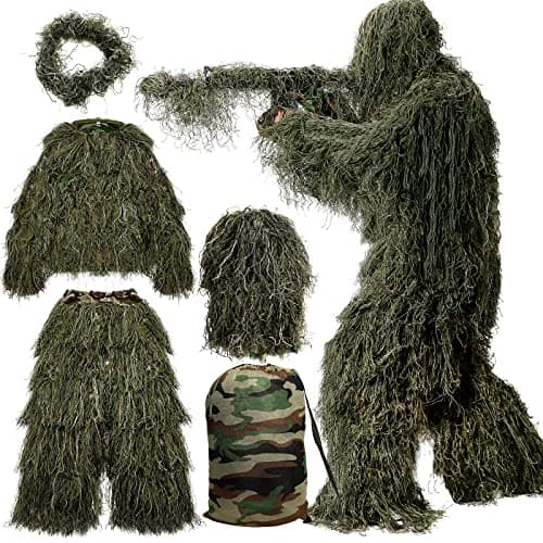 MOPHOTO 5-in-1 Ghillie Suit