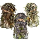 Sintege 3D Leafy Camo Head Net & Hat (3-Piece)